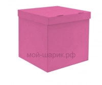 КОРОБКА-СЮРПРИЗ ДЛЯ ВОЗДУШНЫХ ШАРОВ РОЗОВАЯ