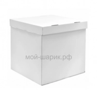 КОРОБКА-СЮРПРИЗ ДЛЯ ВОЗДУШНЫХ ШАРОВ БЕЛАЯ